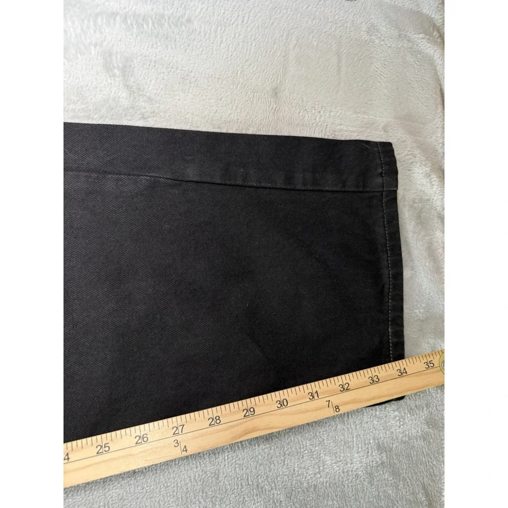 Levis 505 Jeans Mens 38x34 Black Denim Regular Fit Straight Leg Vintage